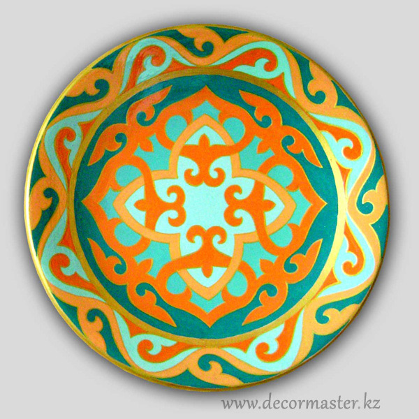 Казахские сувениры. Роспись по керамике