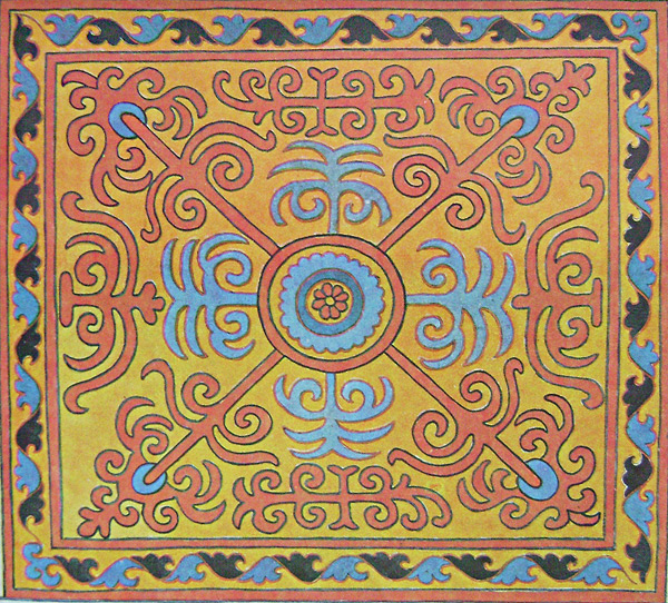 Казахский орнамент. С.Дудин
