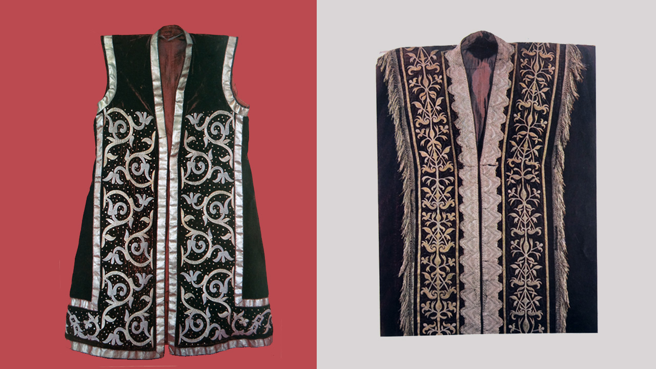казахская одежда с вышивкой